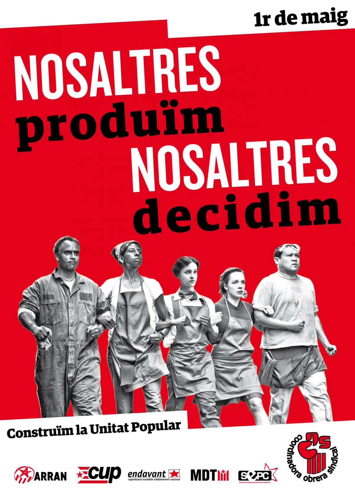 Mobilitzacions arreu dels Països Catalans en aquest 1 de maig