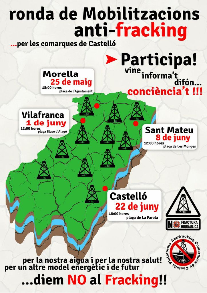 22-06-2013 manifestació contra fracking - Castelló de la Plana