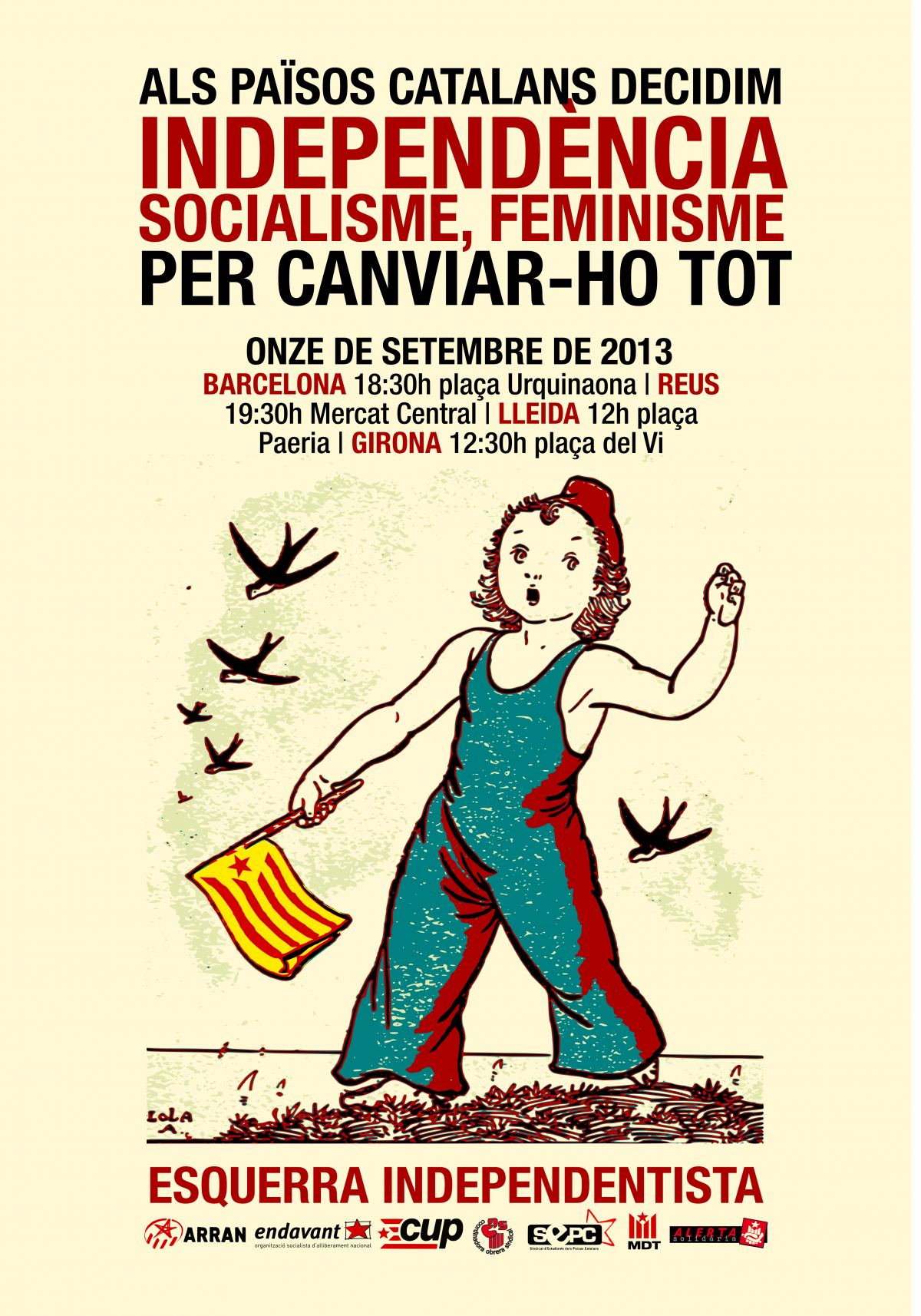 Manifest de l'esquerra independentista – Onze de setembre de 2013