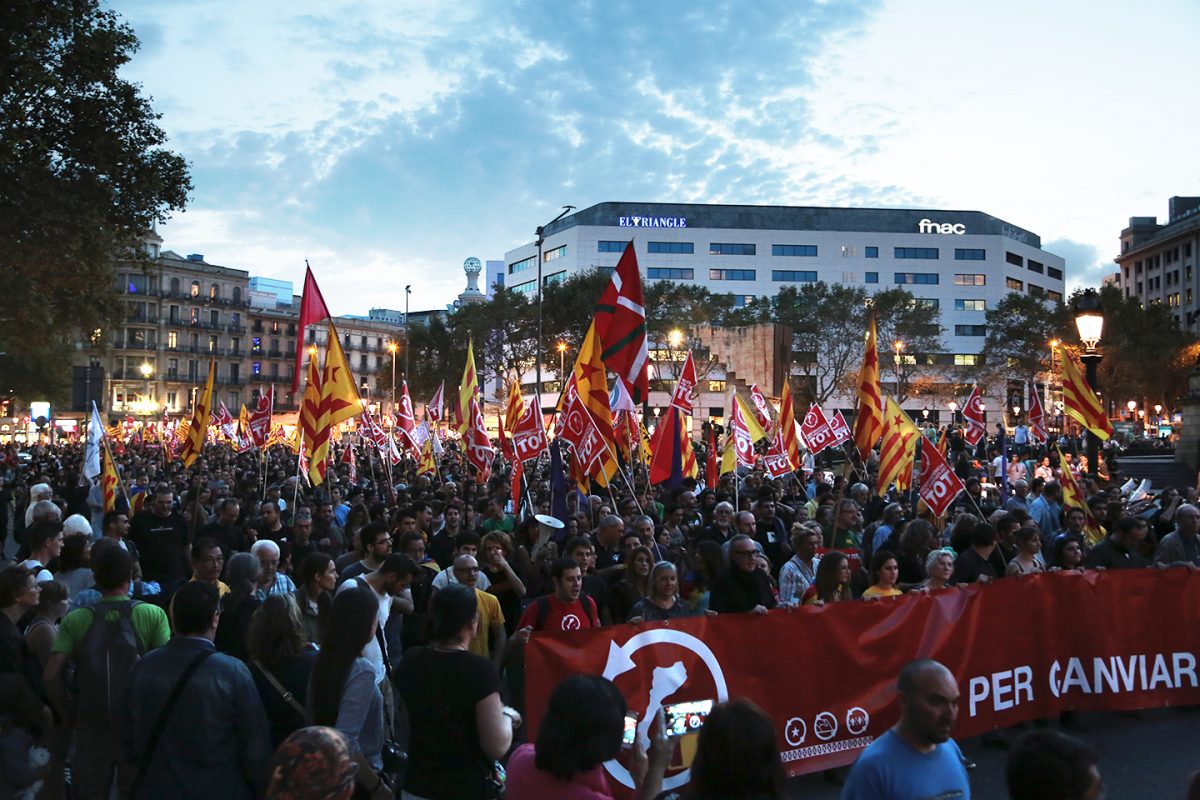 Demostració de força de la campanya "Independència per canviar-ho tot"