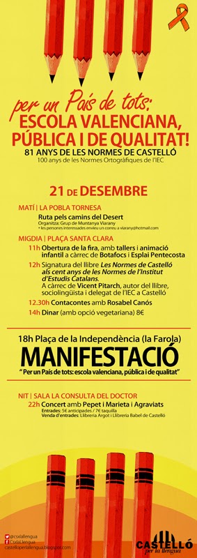 21-12-2013 manifestació Normes de Castelló