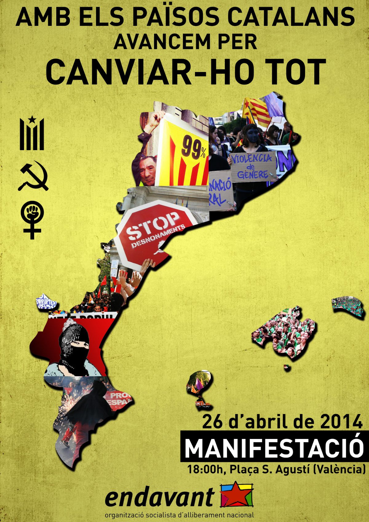 El 26 d'abril omplim els carrers de València