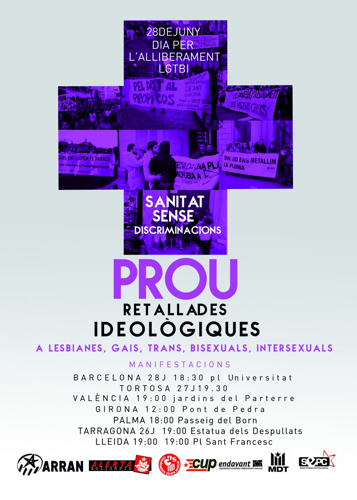 [28J Dia per l'alliberament LGBTI] Prou retallades ideològiques, sanitat sense discriminacions