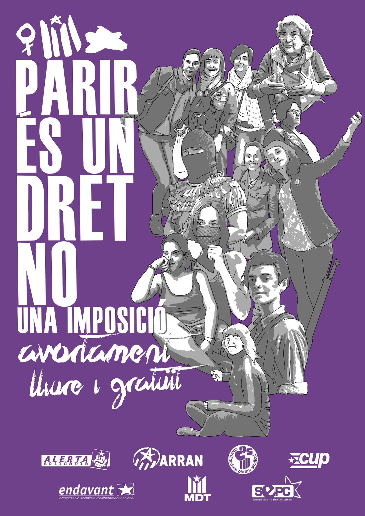 Parir és un dret, no una imposició. Avortament lliure i gratuït