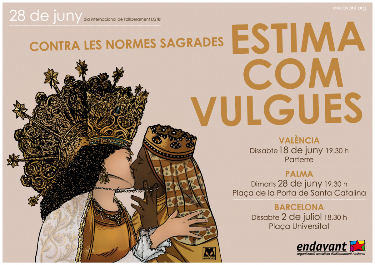 28J: Contra les normes sagrades, estima com vulgues!