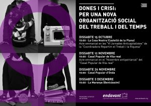 Presentacions “Dones i crisi" a la Plana 2016 Endavant (OSAN)