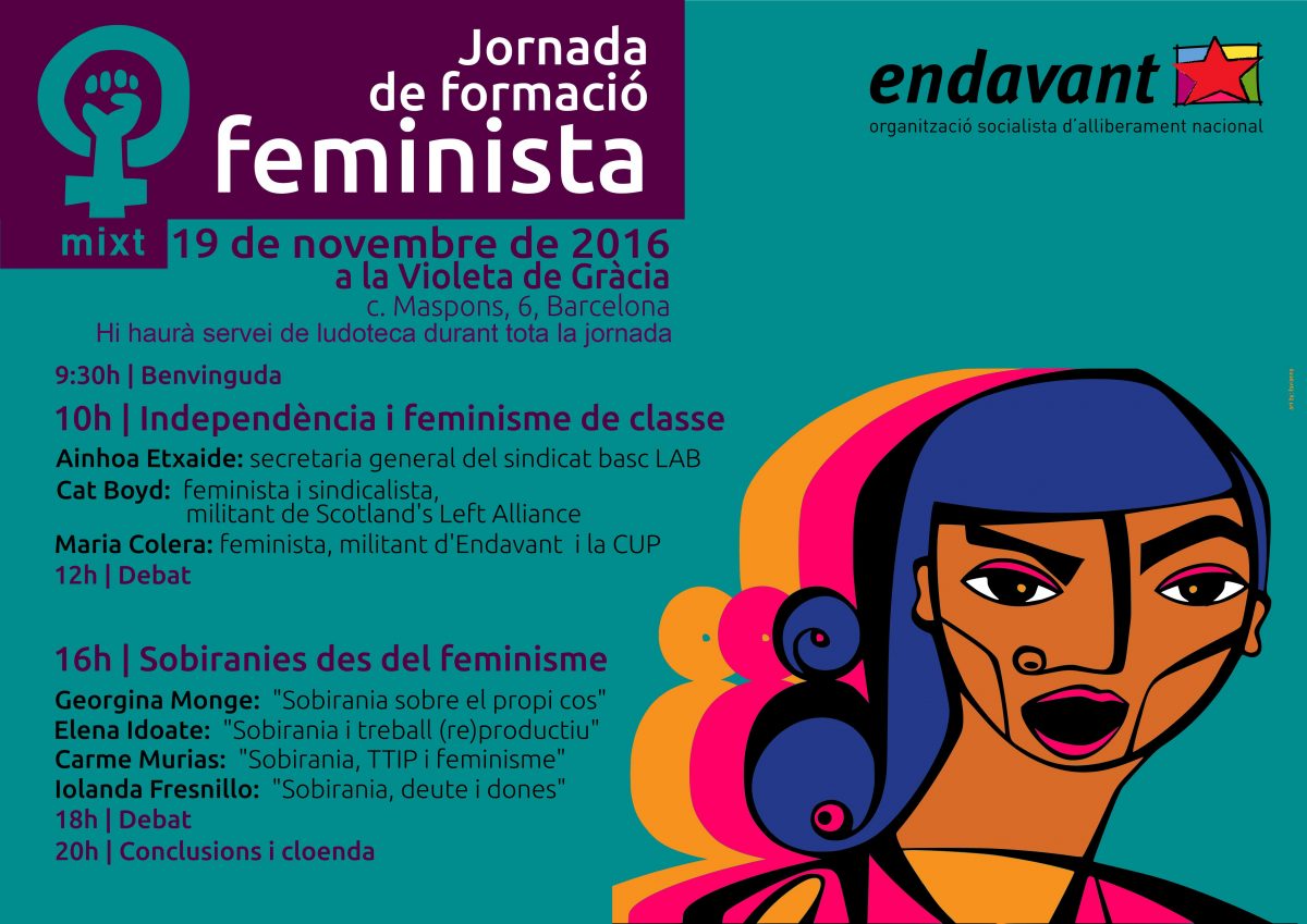 Escola de formació: Independència, feminisme de classe i sobiranies