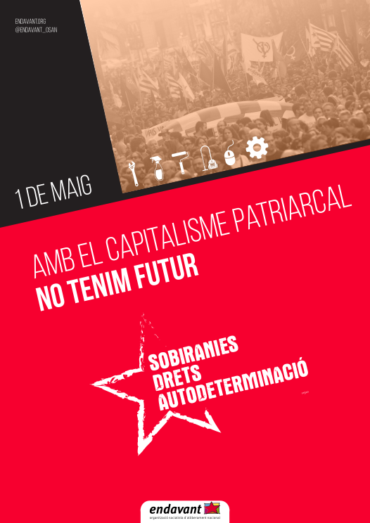 Aquest 1 de maig tornem a mobilitzar-nos arreu dels Països Catalans