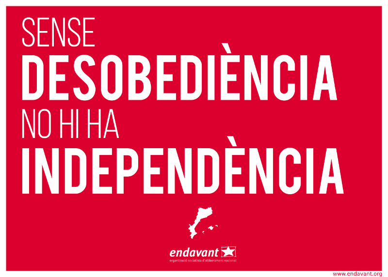 Aquest Sant Jordi difondrem al carrer la necessitat de la desobediència per a poder exercir el nostre dret a l'autodeterminació