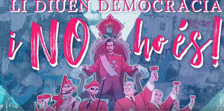 VÍDEO 40 anys de la constitució espanyola. Li diuen democràcia i no ho és!