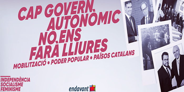Onze de Setembre de 2019 | Cap govern autonòmic no ens farà lliures! Mobilització · Poder popular · Països Catalans
