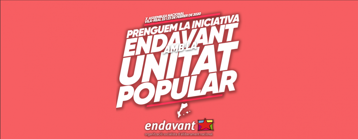 Prenguem la iniciativa. Endavant amb la Unitat Popular