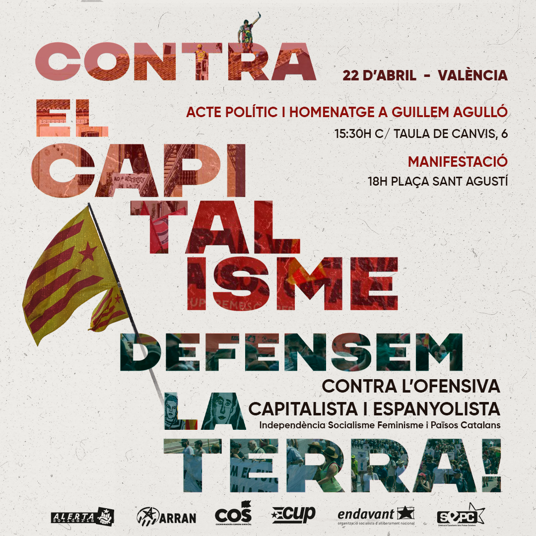 Contra el capitalisme, defensem la terra!